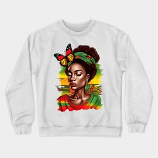 Juneteenth Black History Woman #5 Crewneck Sweatshirt